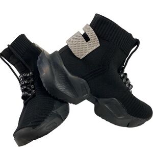 MLO - EVO T200? Black - Unisex 42 Lightweight Mesh Sock Shoes